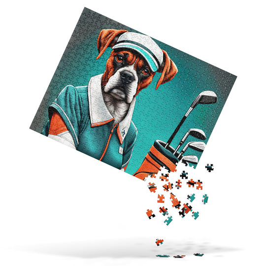 Boxer Golfer- Jigsaw Puzzle