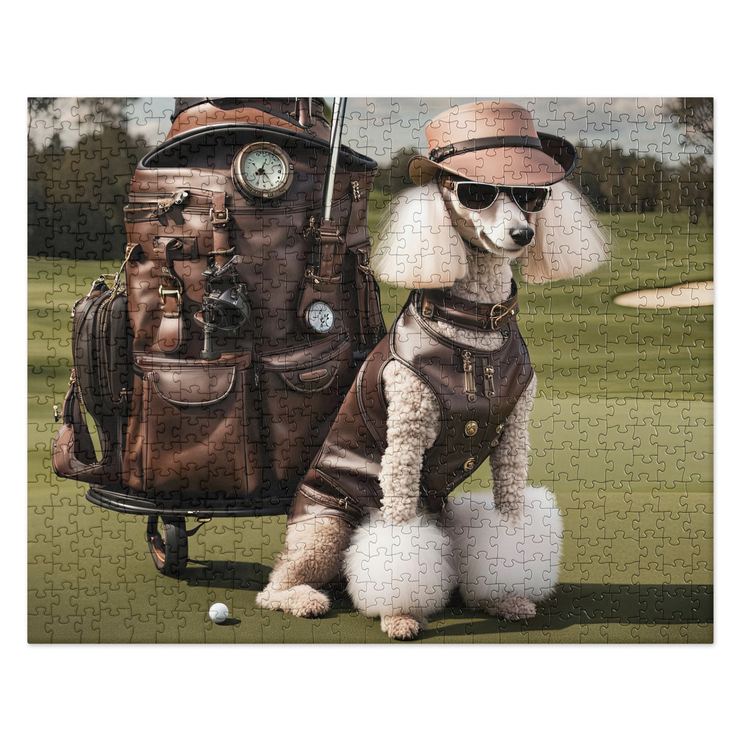 Poodle Golfer- Jigsaw Puzzle v3