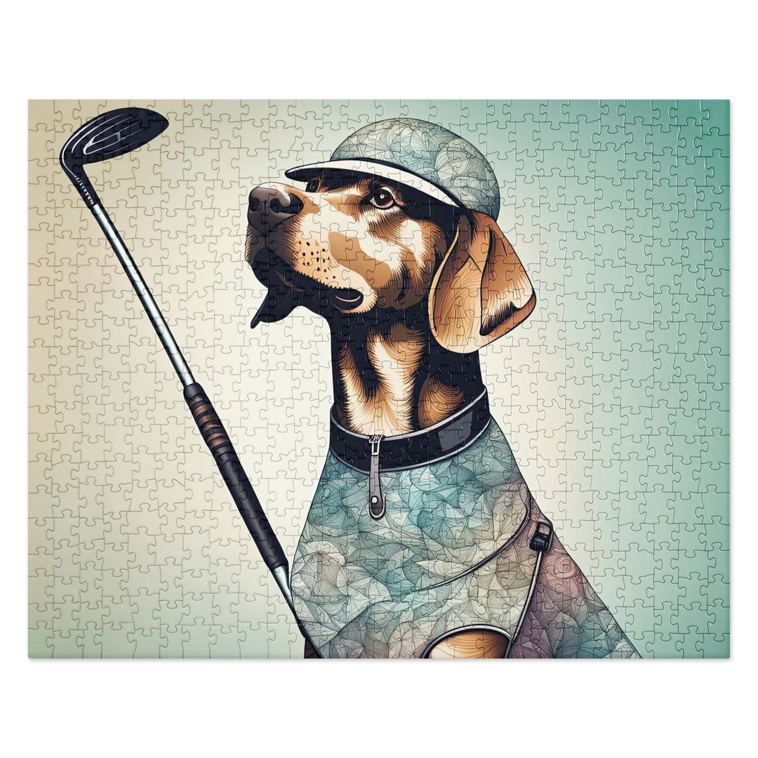 Jigsaw puzzle-Labrador Retriever Golfer V8