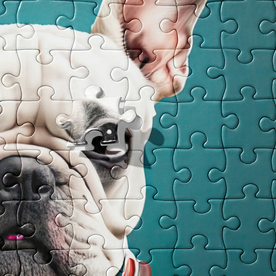 Jigsaw puzzle-French Bulldog Golfer