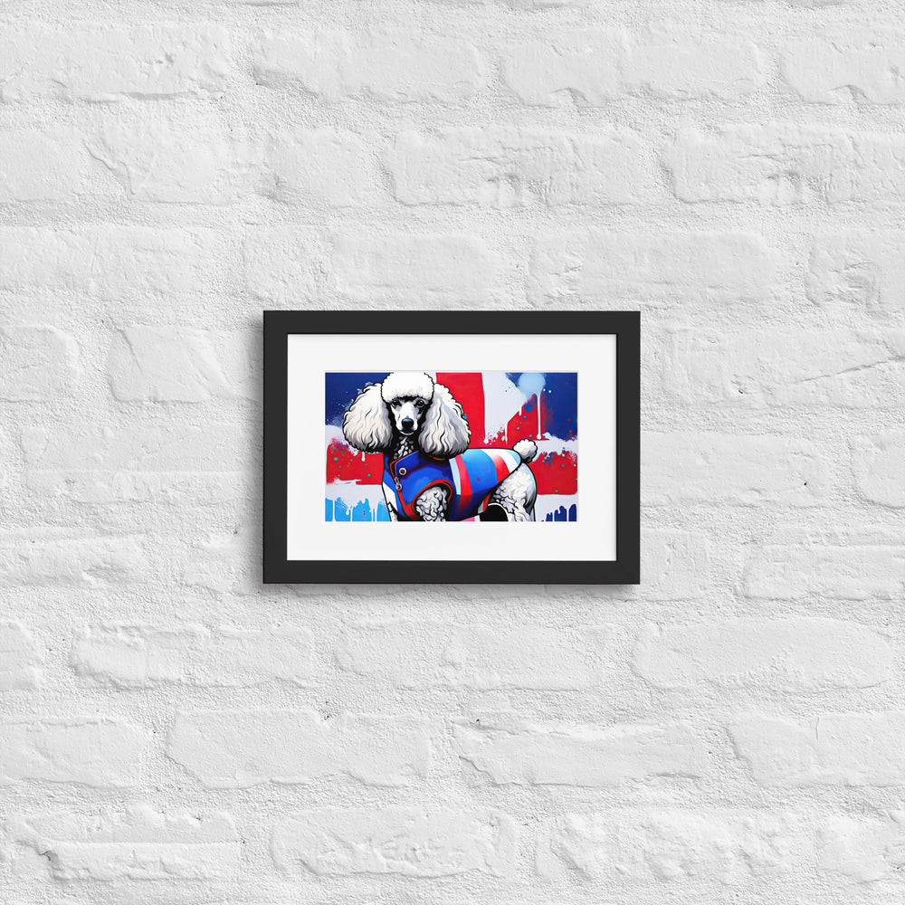 Poodle- Matte Paper Framed Poster With Mat v3