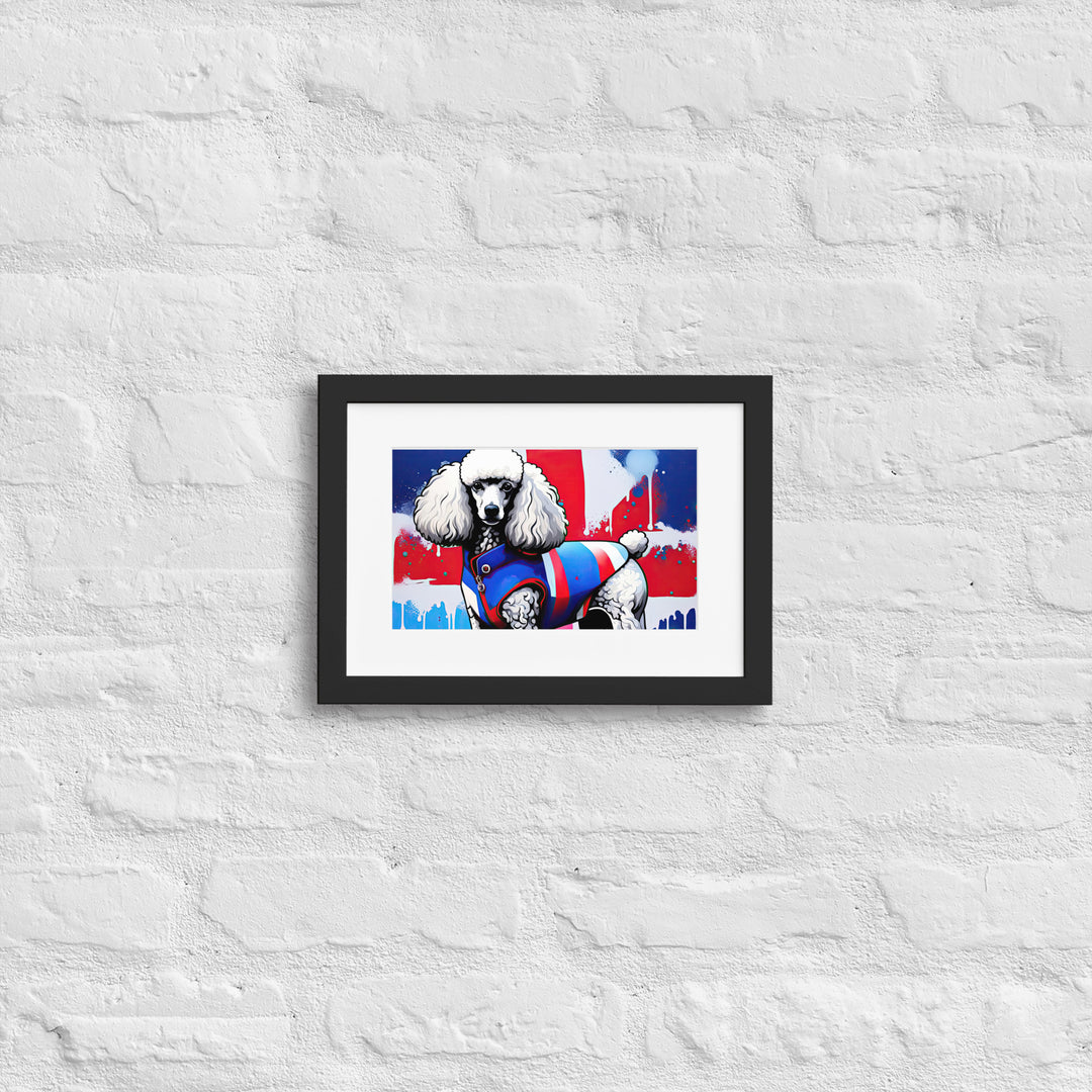 Poodle- Matte Paper Framed Poster With Mat v3