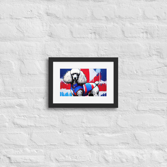 Poodle- Matte Paper Framed Poster With Mat v3
