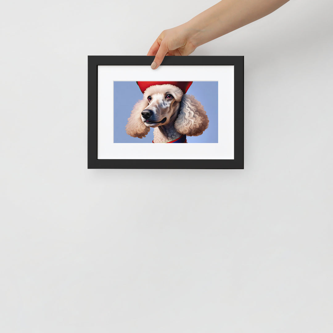 Poodle- Matte Paper Framed Poster With Mat v4