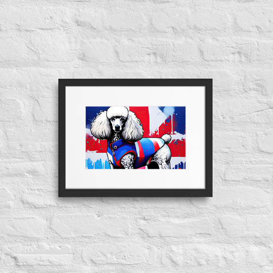 Poodle- Matte Paper Framed Poster With Mat v3