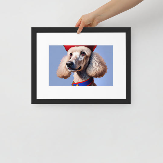 Poodle- Matte Paper Framed Poster With Mat v4
