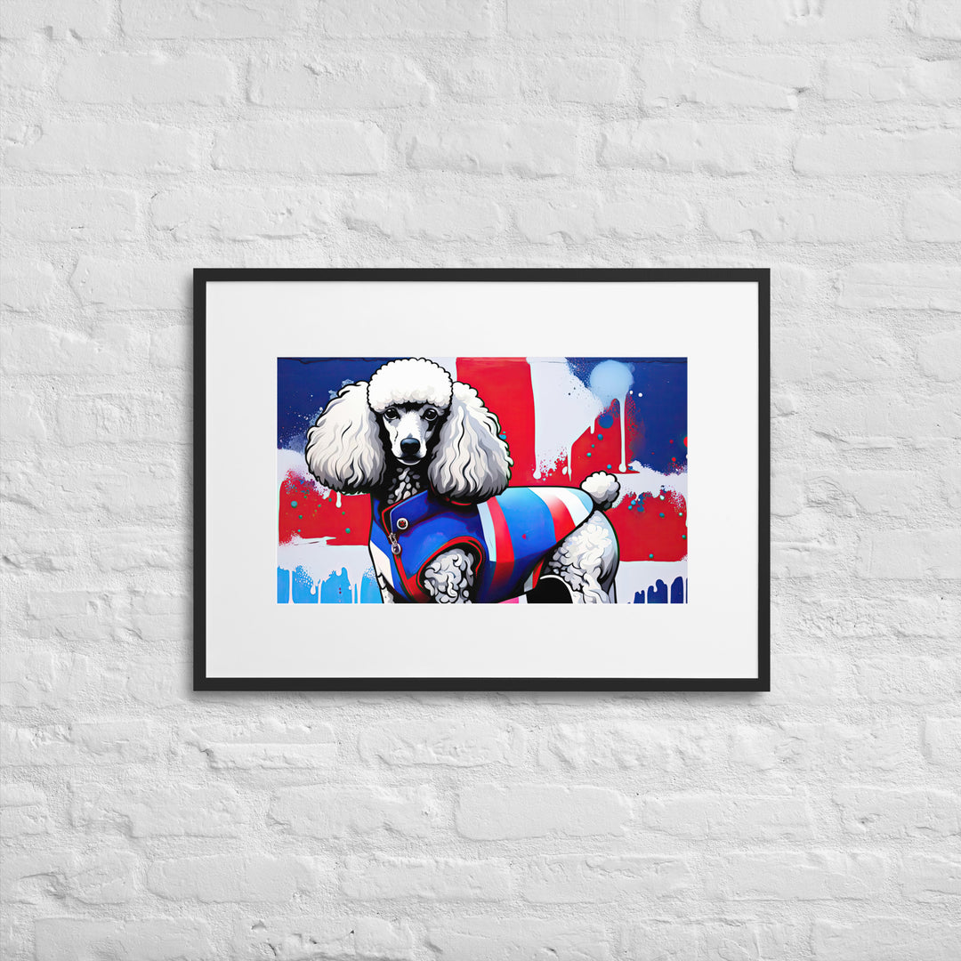 Poodle- Matte Paper Framed Poster With Mat v3