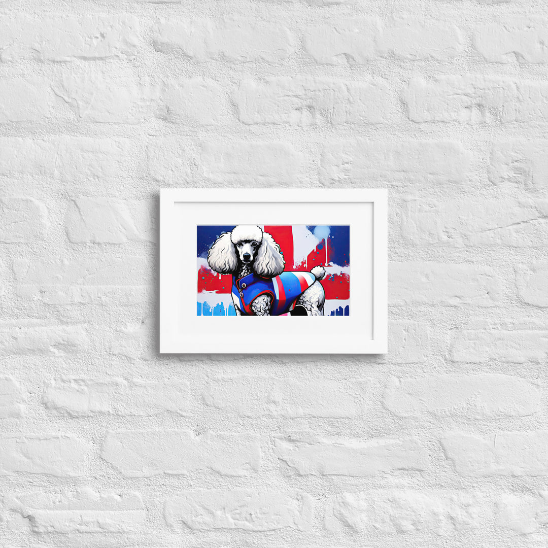 Poodle- Matte Paper Framed Poster With Mat v3