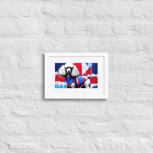 Poodle- Matte Paper Framed Poster With Mat v3