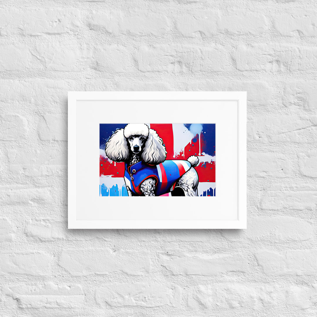 Poodle- Matte Paper Framed Poster With Mat v3