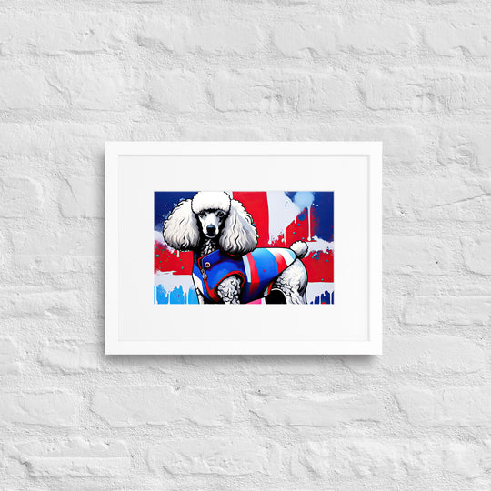 Poodle- Matte Paper Framed Poster With Mat v3