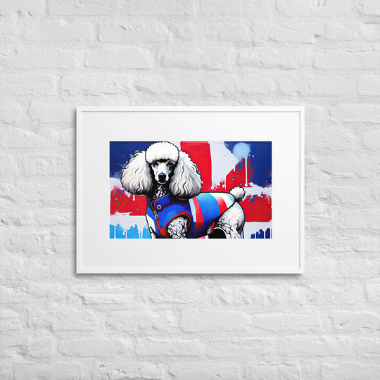 Poodle- Matte Paper Framed Poster With Mat v3