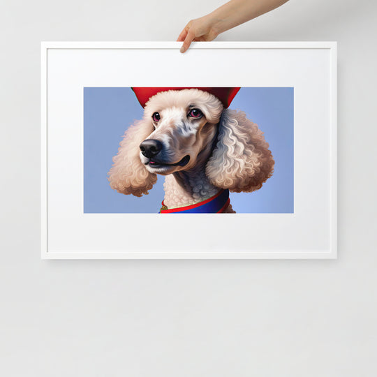 Poodle- Matte Paper Framed Poster With Mat v4