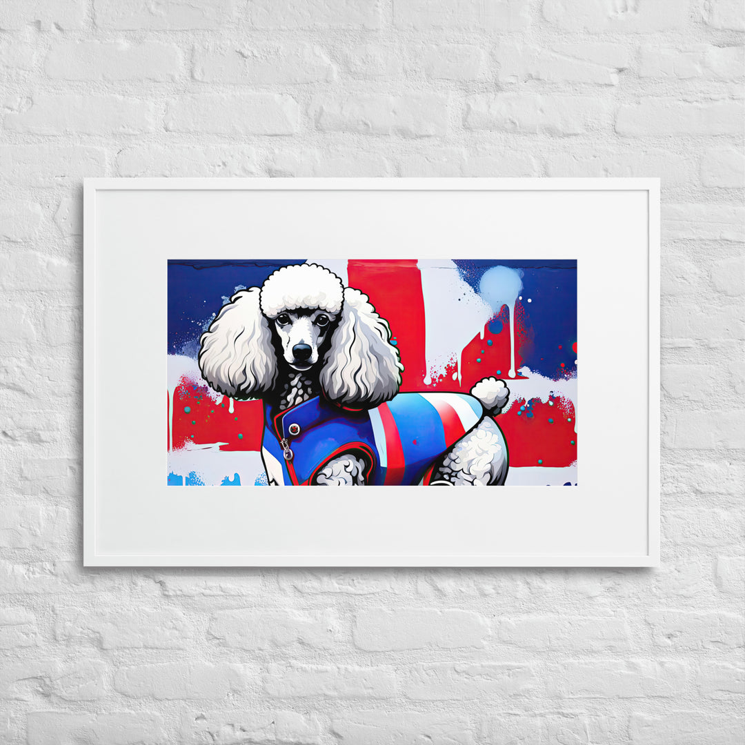 Poodle- Matte Paper Framed Poster With Mat v3