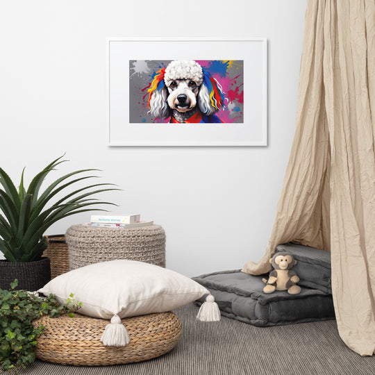 Poodle- Matte Paper Framed Poster With Mat v5