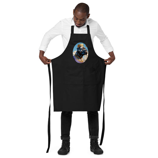 Organic cotton apron-Cane Corso V2