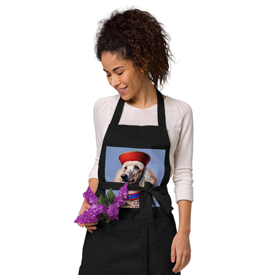 Poodle- Organic cotton apron v4