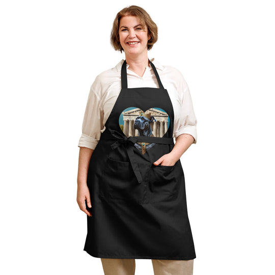 Organic cotton apron-Cane Corso