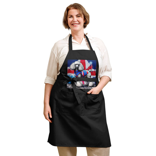 Poodle- Organic cotton apron v3