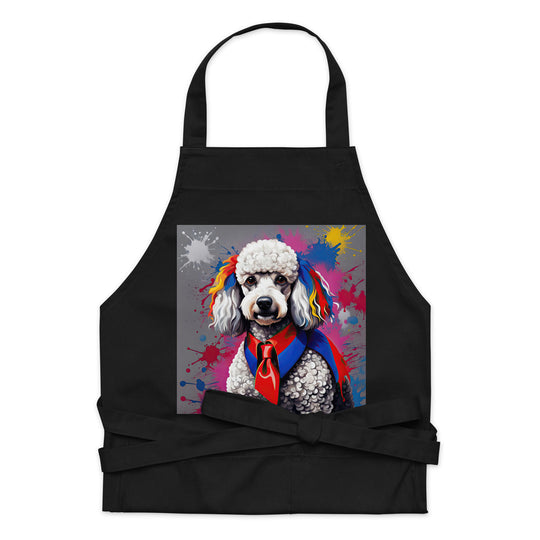Poodle- Organic cotton apron v5