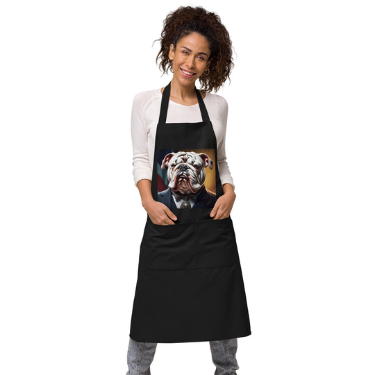 Bulldog- Organic cotton apron v4