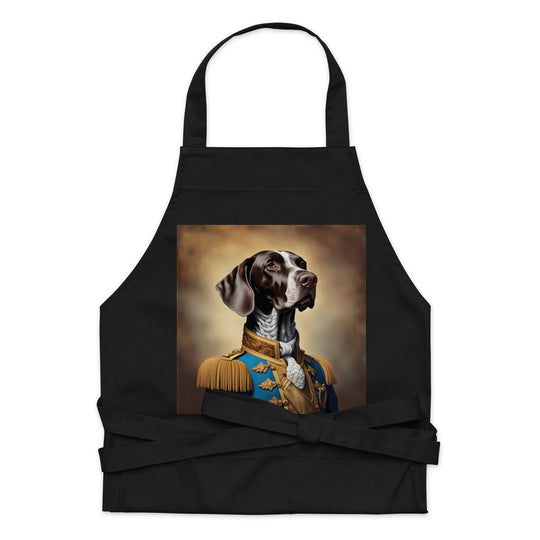 German Shorthaired Pointer- Organic cotton apron v2