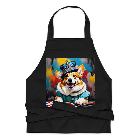 Pembroke Welsh Corgi- Organic cotton apron v2