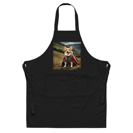 Pembroke Welsh Corgi- Organic cotton apron v4
