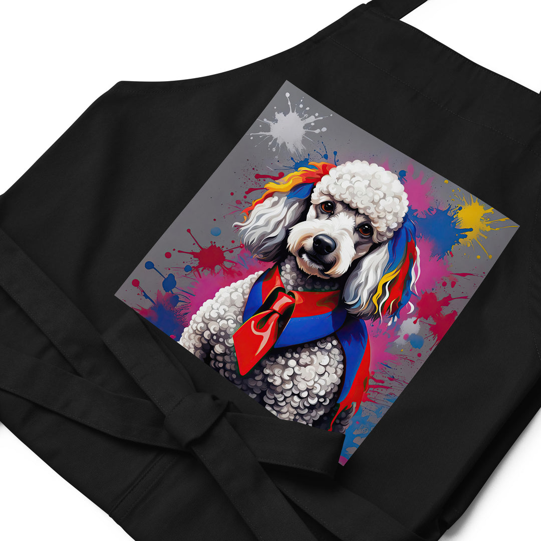 Poodle- Organic cotton apron v5