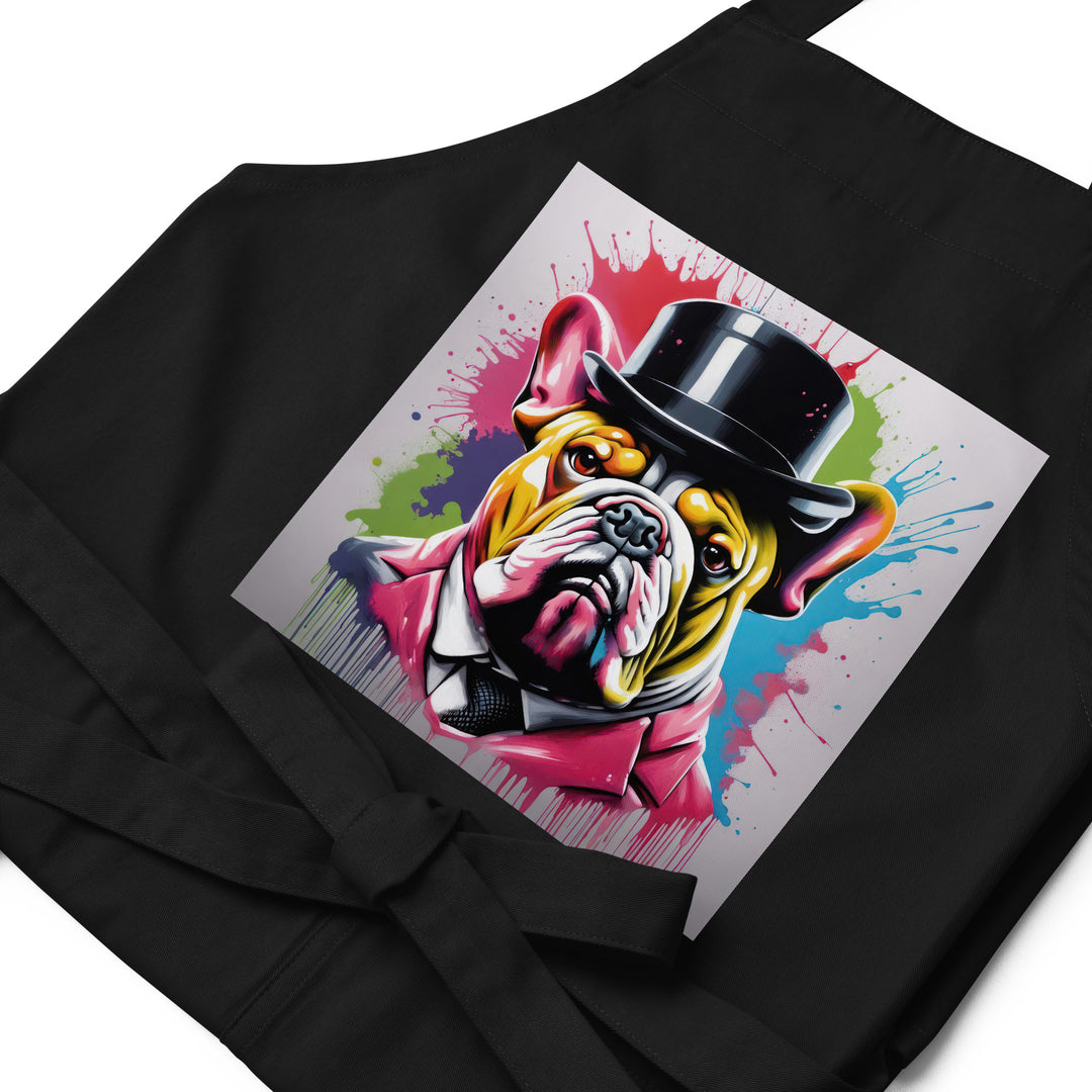 Bulldog- Organic cotton apron v2