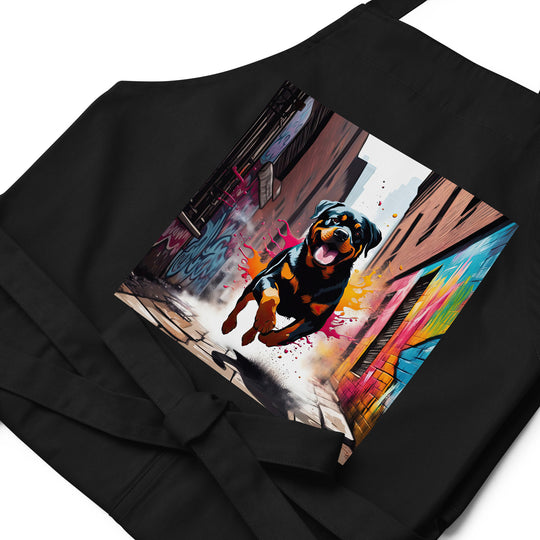 Rottweiler- Organic cotton apron v5