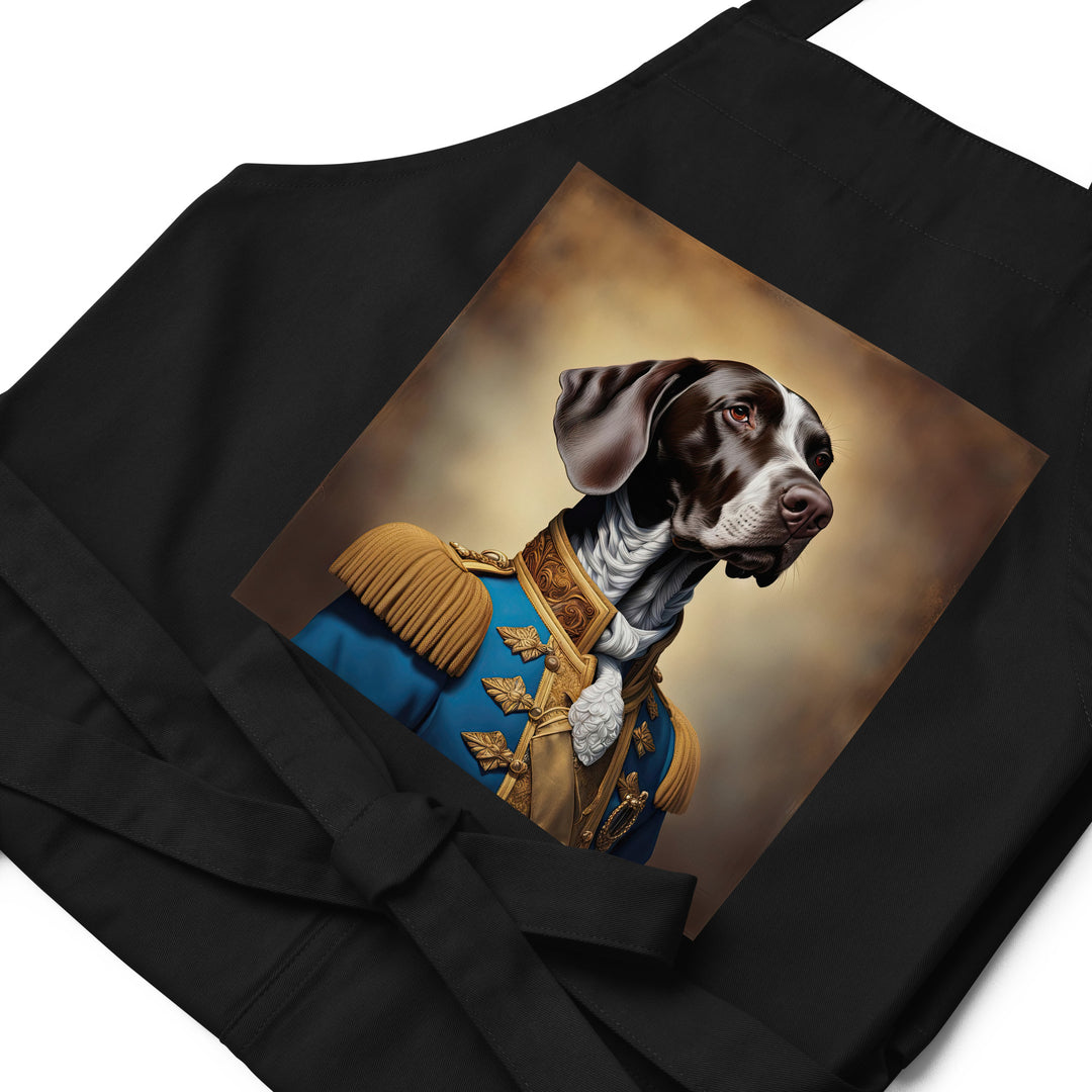 German Shorthaired Pointer- Organic cotton apron v2