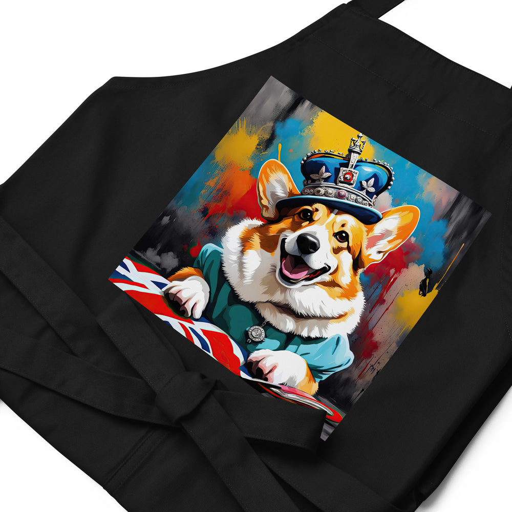 Pembroke Welsh Corgi- Organic cotton apron v2