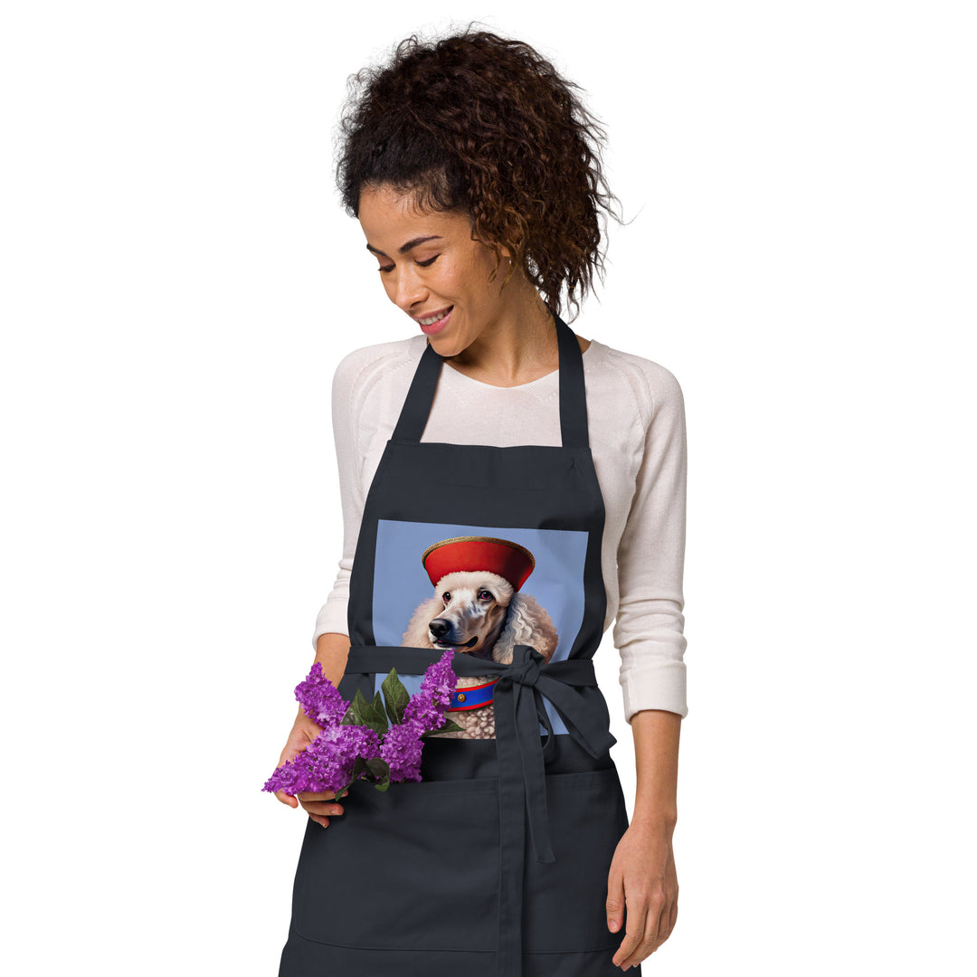 Poodle- Organic cotton apron v4
