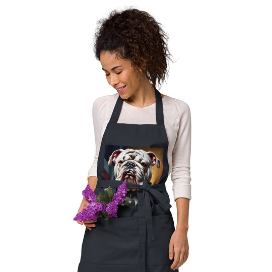 Bulldog- Organic cotton apron v4