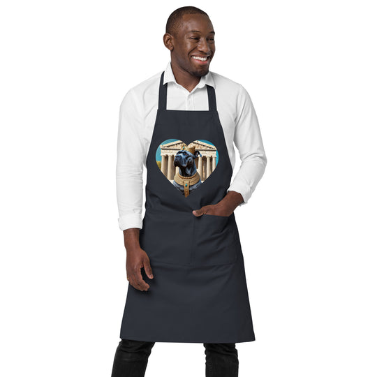 Organic cotton apron-Cane Corso