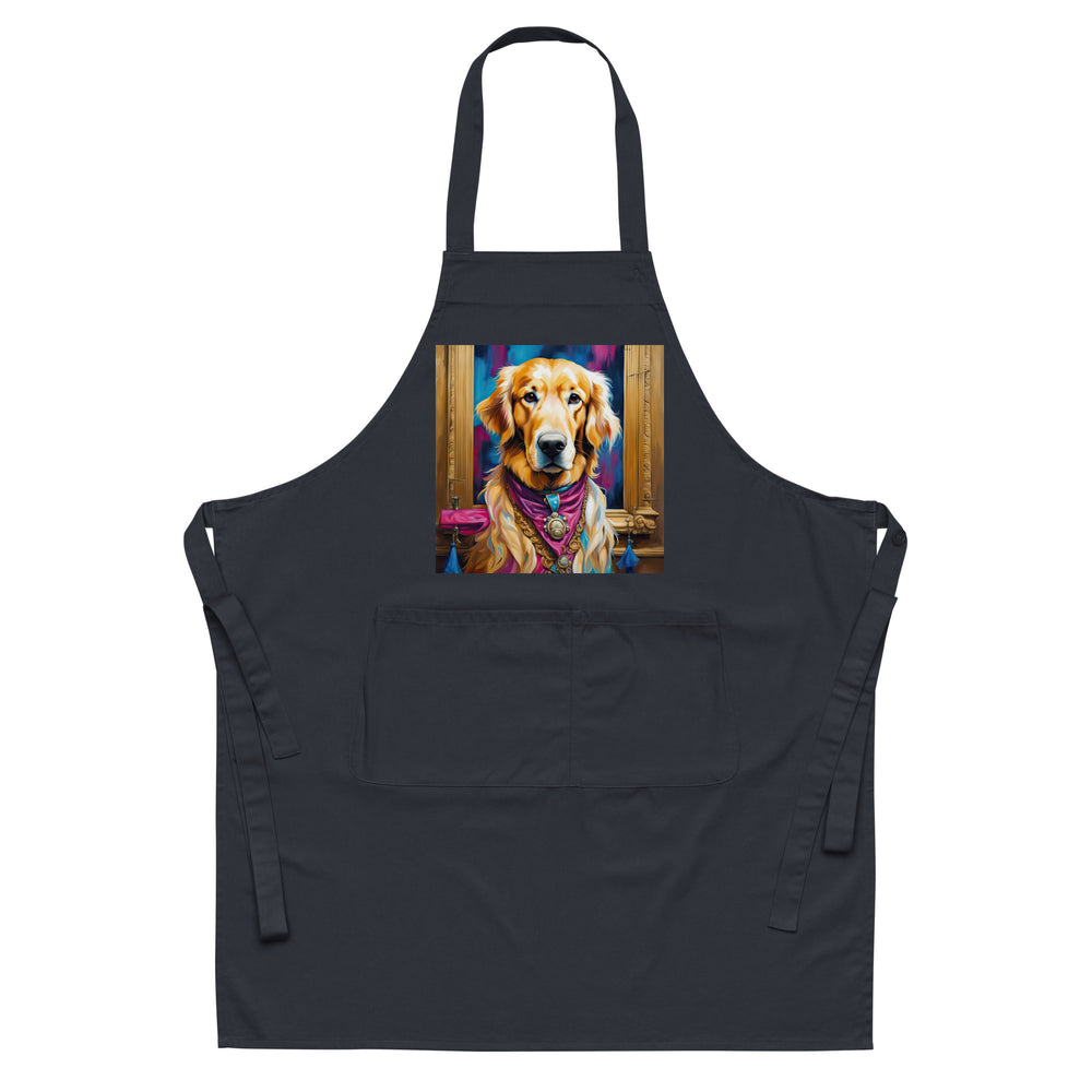 Golden Retriever- Organic cotton apron v4