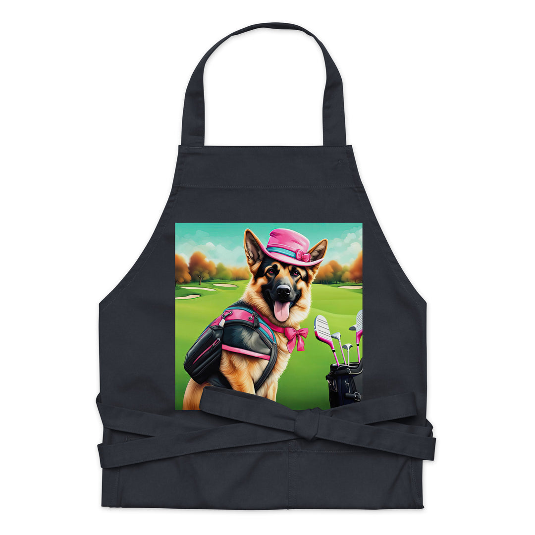 German Shepherd- Organic cotton apron v2