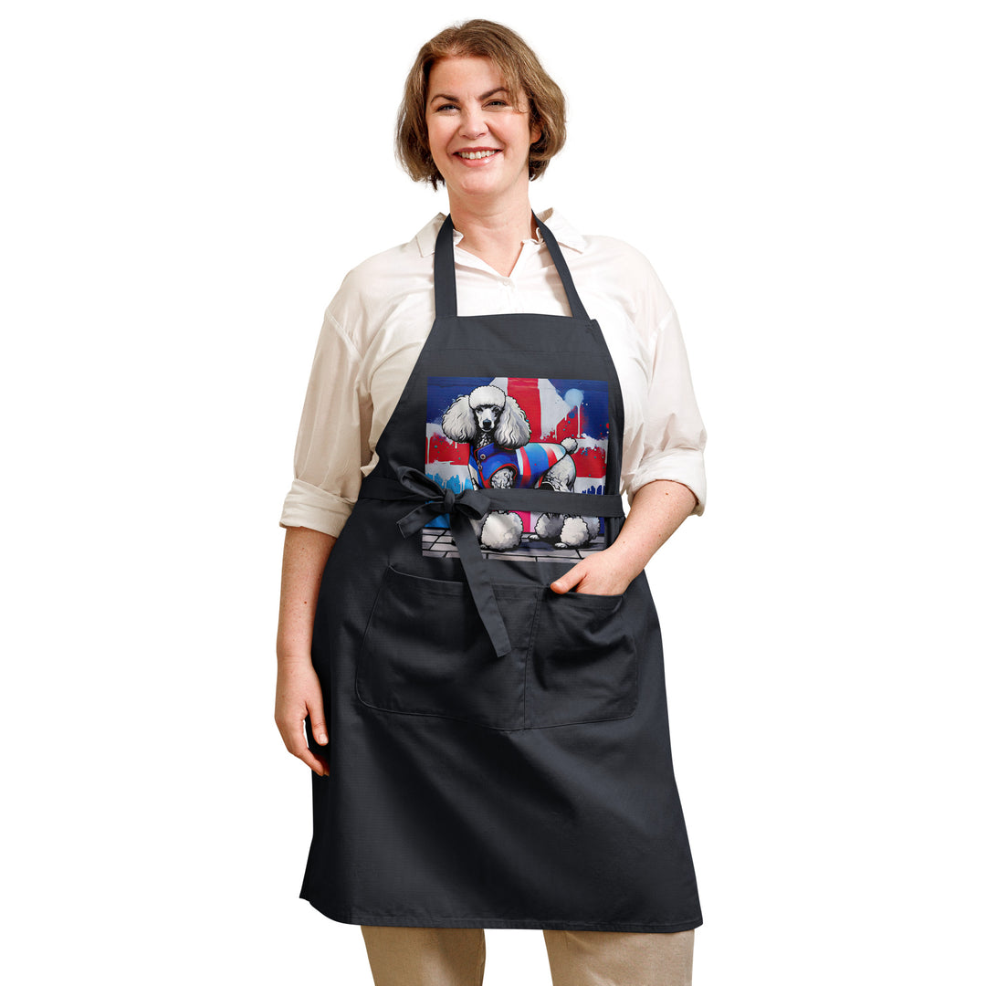 Poodle- Organic cotton apron v3
