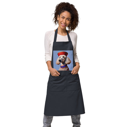 Poodle- Organic cotton apron v4
