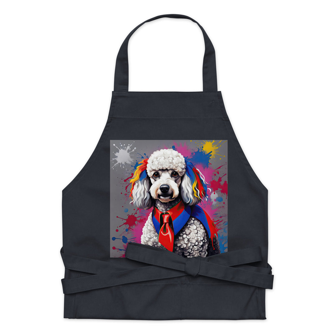 Poodle- Organic cotton apron v5