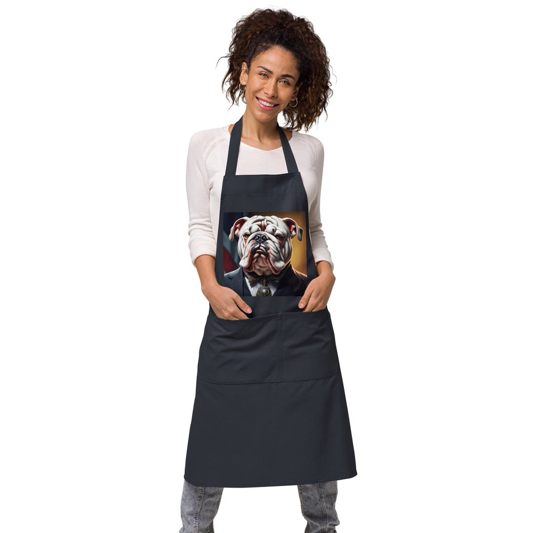 Bulldog- Organic cotton apron v4