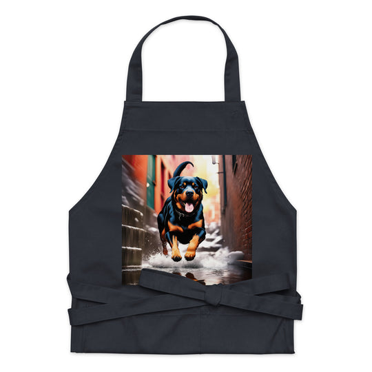 Rottweiler- Organic cotton apron v2