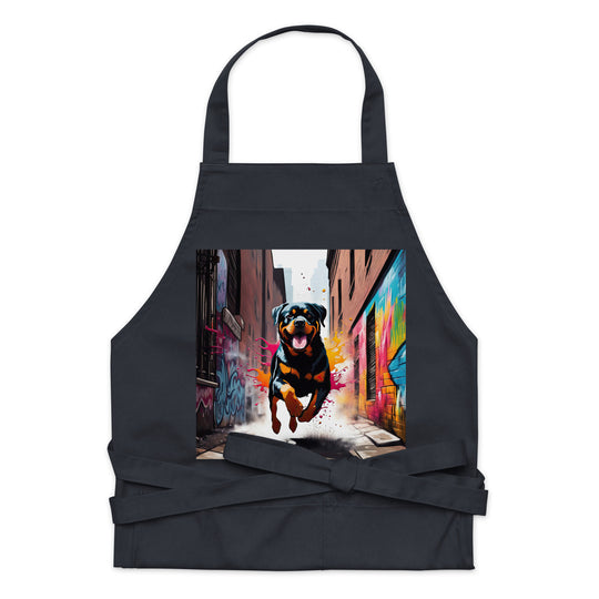 Rottweiler- Organic cotton apron v5