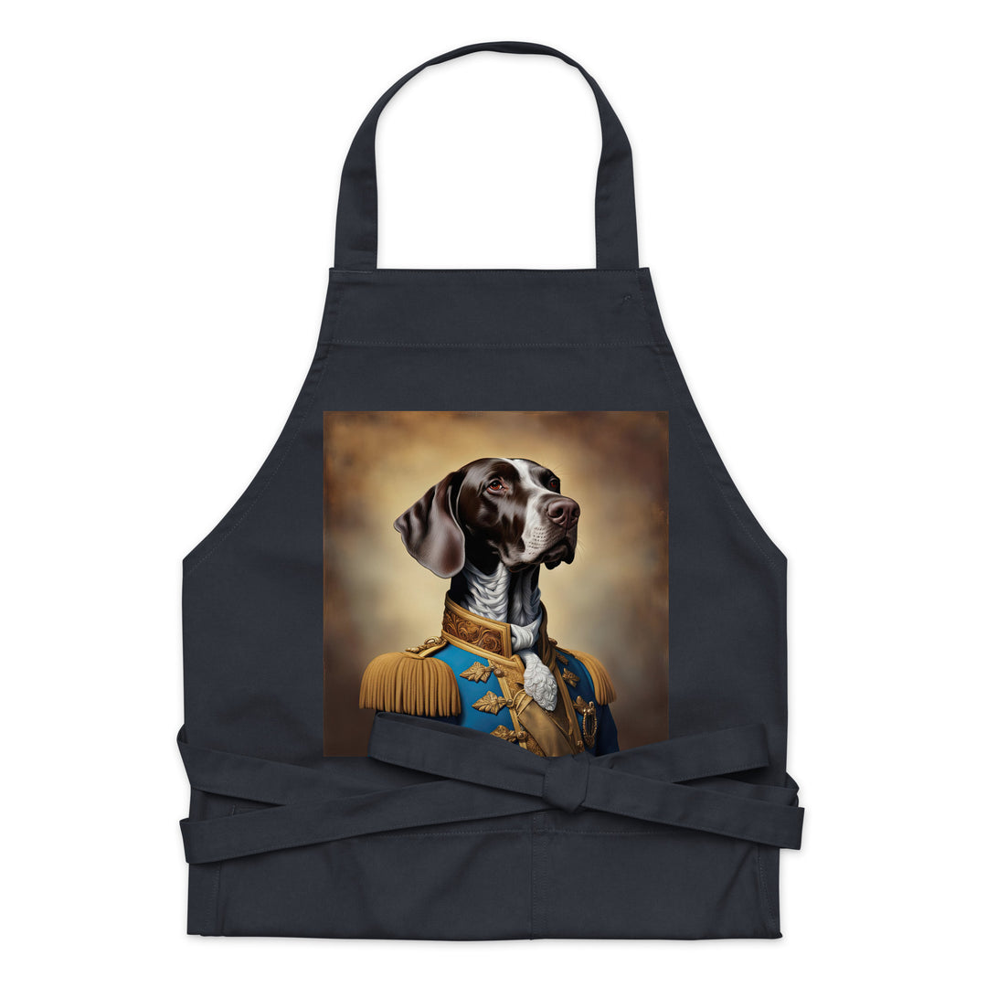 German Shorthaired Pointer- Organic cotton apron v2