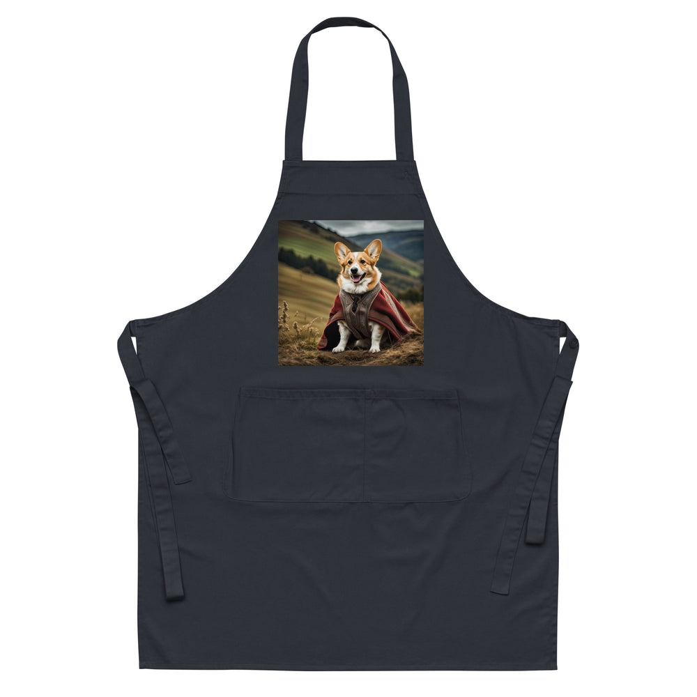Pembroke Welsh Corgi- Organic cotton apron v4