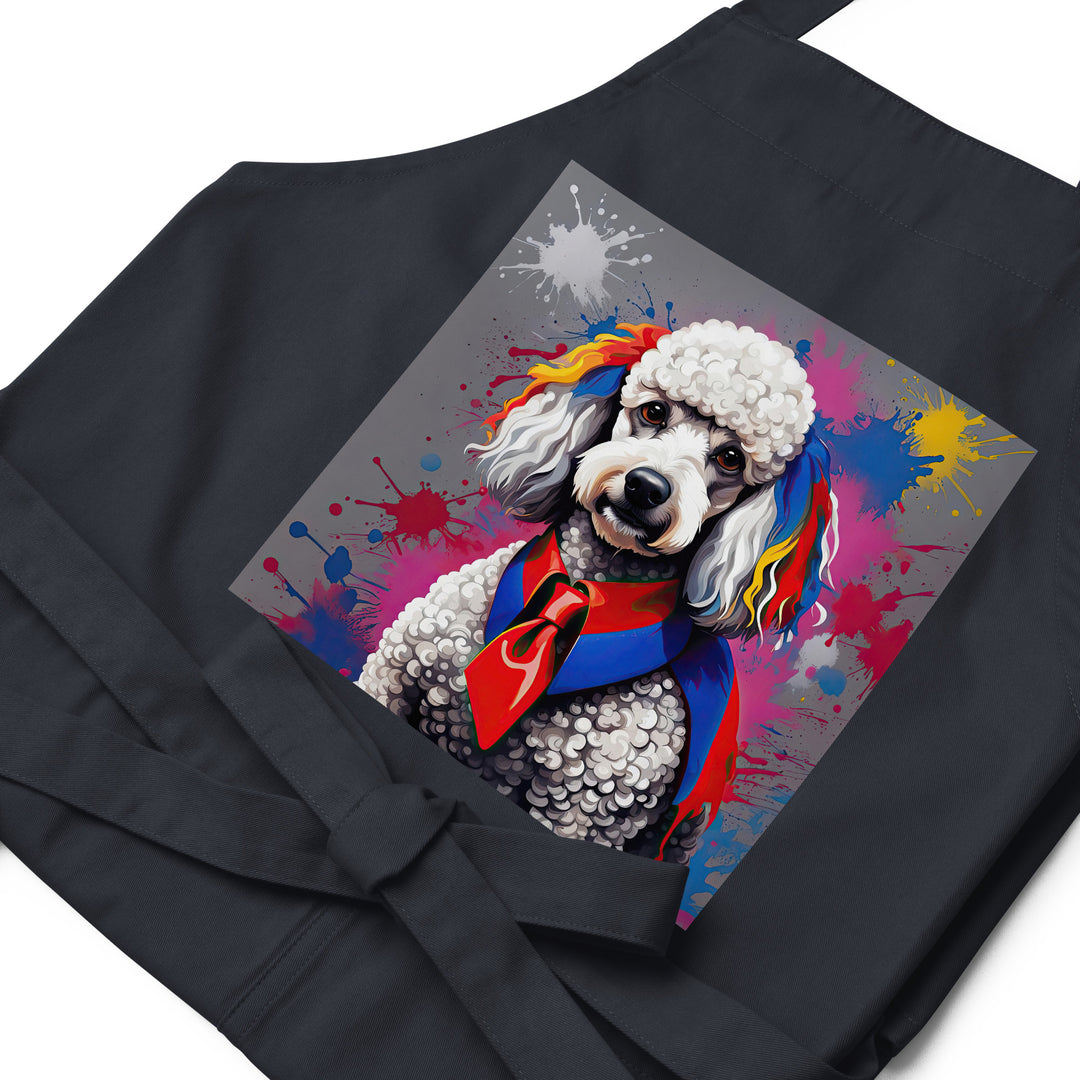 Poodle- Organic cotton apron v5