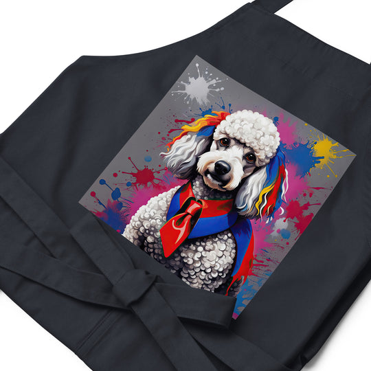 Poodle- Organic cotton apron v5