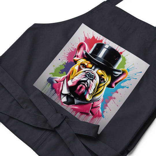 Bulldog- Organic cotton apron v2