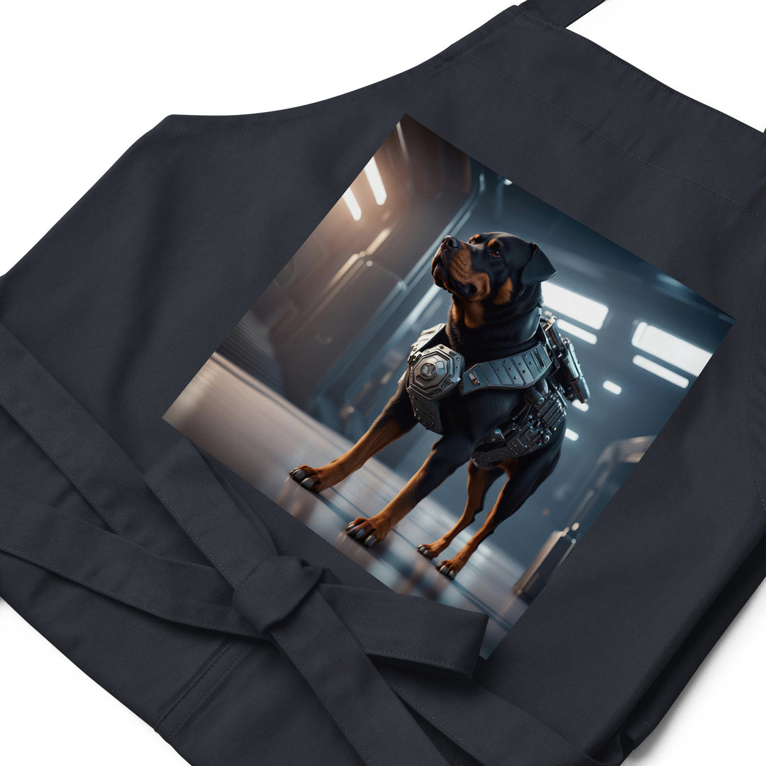 Rottweiler- Organic cotton apron v4